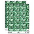 thumbnail image 1 of Two Thumbs Up Teacher Student School Sticker Set - Dark Green - Matte Finish - 1.5" Small, 1 of 7