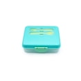 thumbnail image 1 of Melii Two-Tier Plastic Bento Box Food Storage Container, Blue, Mint, Lime, 1 of 7
