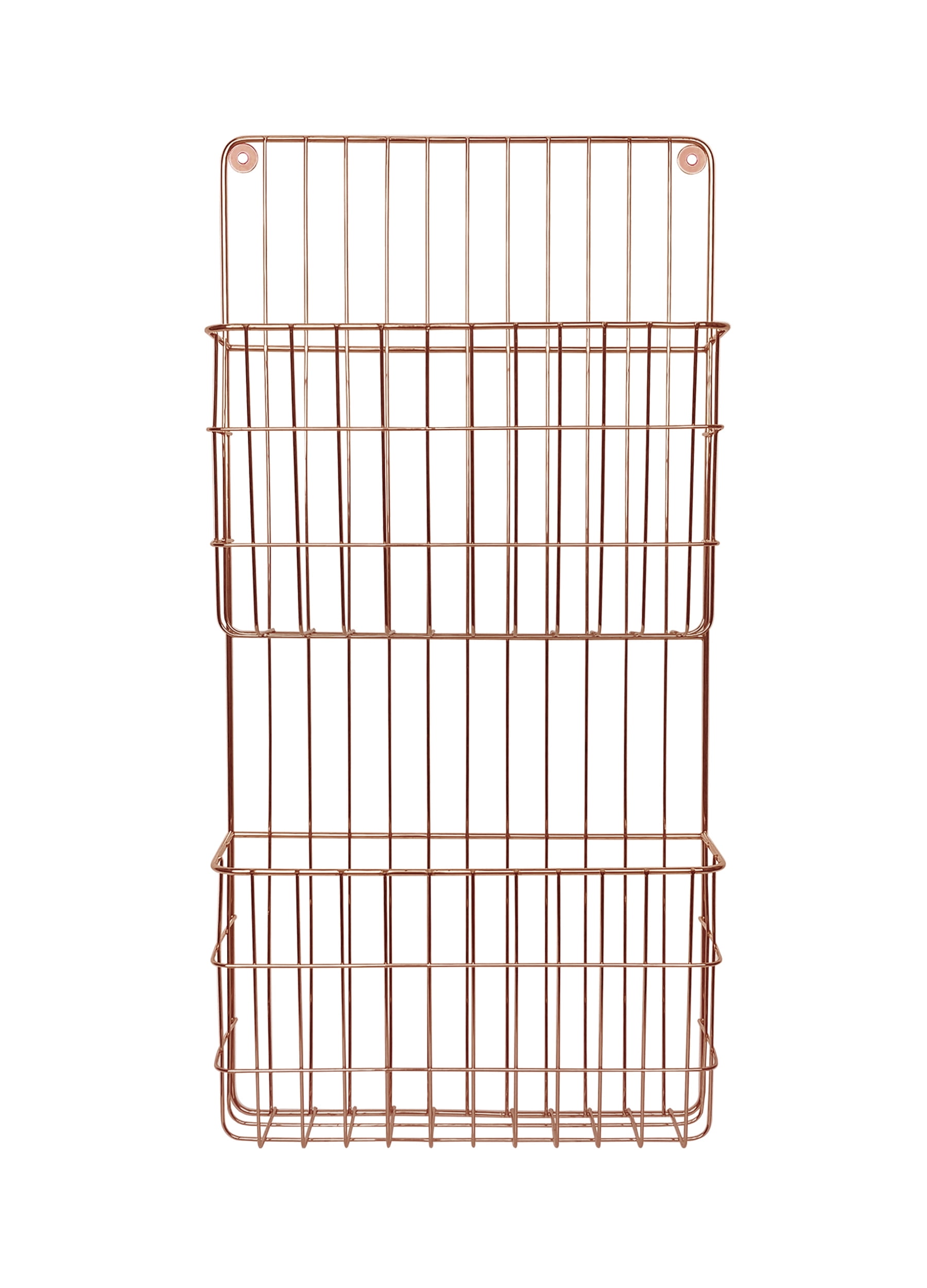 Two Tier Copper Color Wired Wall File Holder - Walmart.com