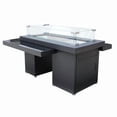 thumbnail image 1 of Two-Tier Fire Table With Glass Top, 1 of 1