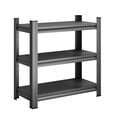 thumbnail image 1 of Two-Tier Metal Storage Rack & 5–10 Gallon Fish Tank Stand Three-Tier Small Reptile Rack Black Multi-Use Shelving for Home Office 19.70"×13.77"×31.50", 1 of 6