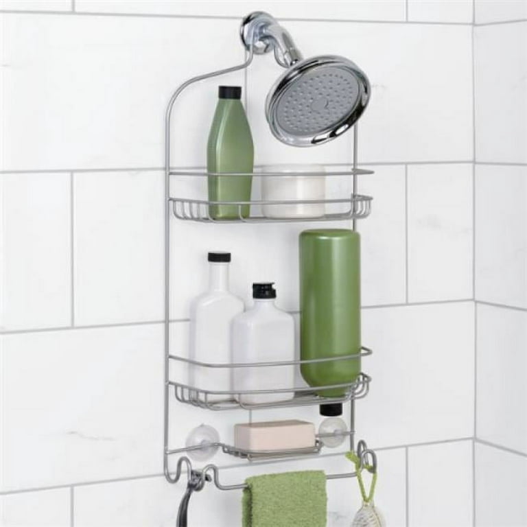Two Tier OTS Shower Caddy, Brushed Nickel 
