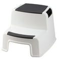 thumbnail image 1 of Two-Tier Portable Stepping Stool - Safe Design w/Handles|280 lb Capacity|10 1/4" High by LivingSURE, 1 of 2