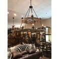 thumbnail image 1 of Two Tier Ridge Line 56" Chandelier, 1 of 4