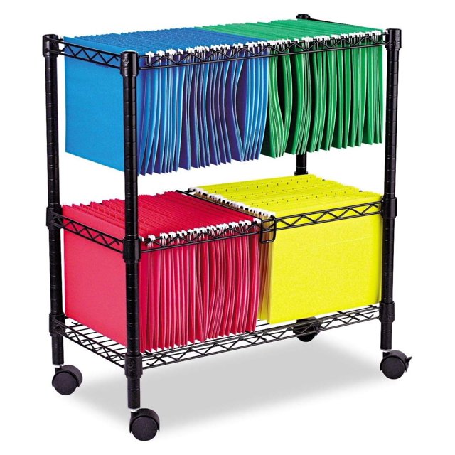 Two Tier Rolling File Cart IFA029