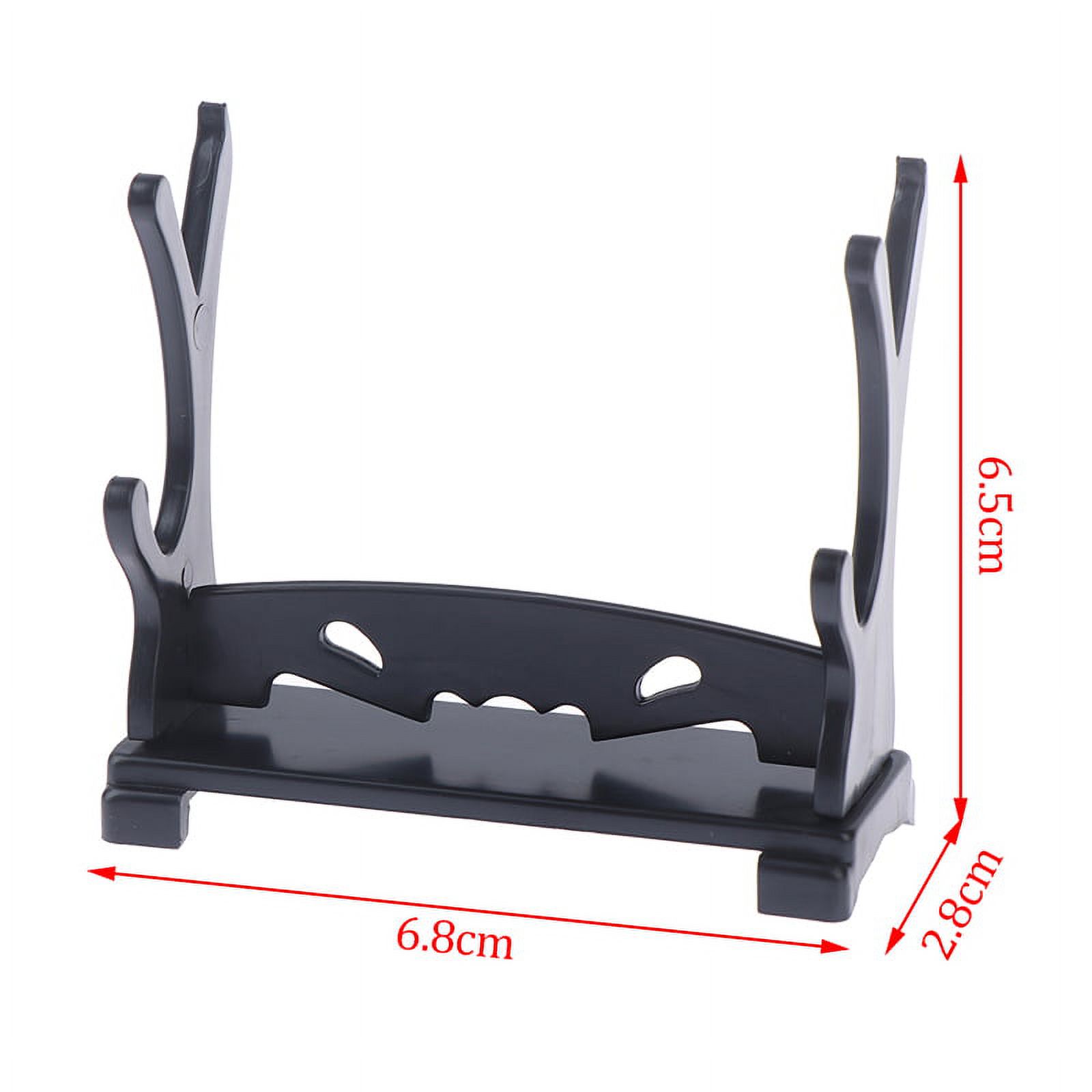 Two Tiers Holder Display Stand Acrylic Bracket Rack for Wand Collection ...