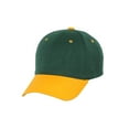 thumbnail image 1 of Two-Tone   Adjustable Baseball Cap, Green Yellow, 1 of 4