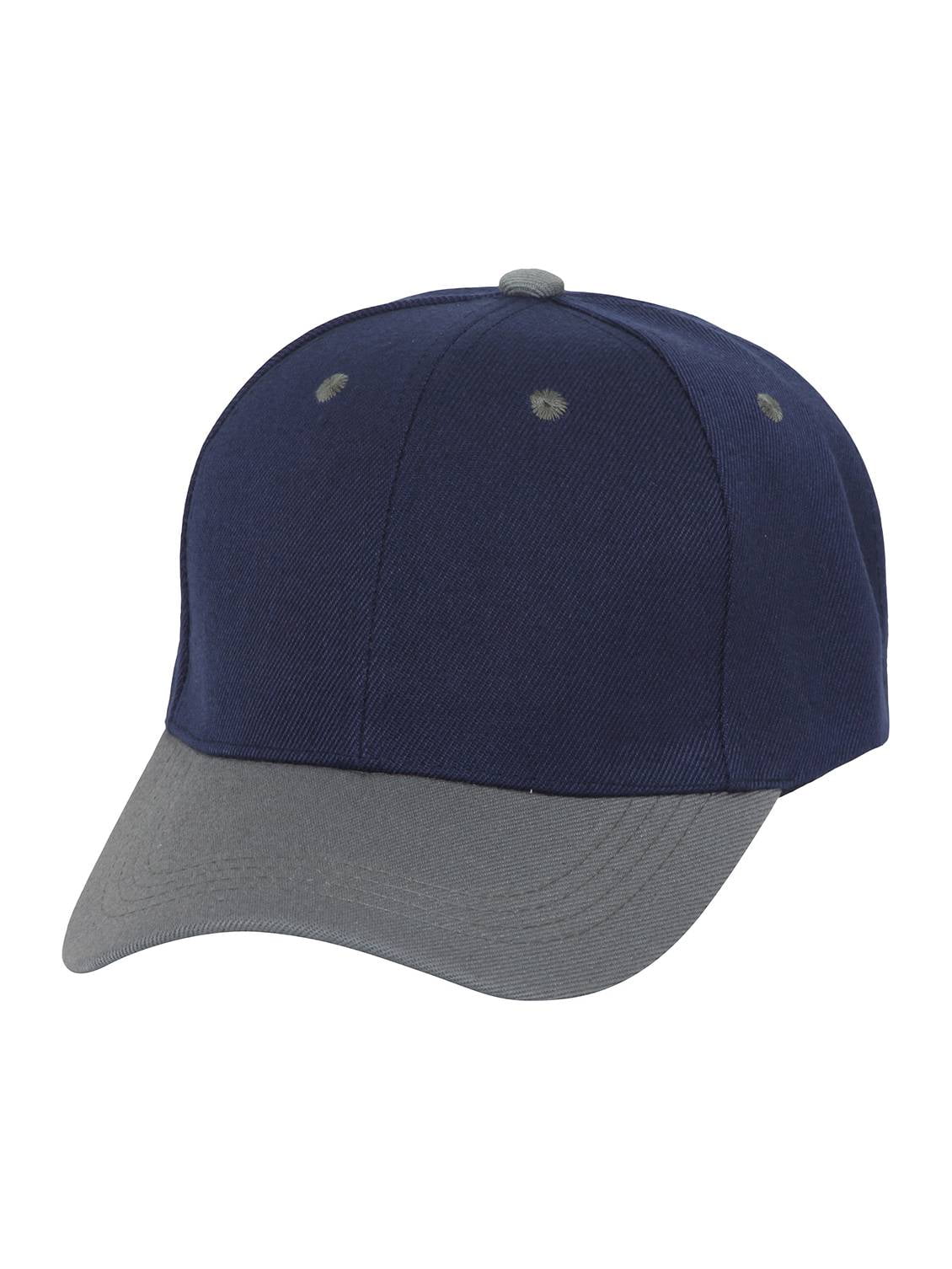 Two-Tone Adjustable Baseball Cap, Navy Gray - Walmart.com Two-Tone Adjustable Baseball Cap, Navy Gray - Walmart.com