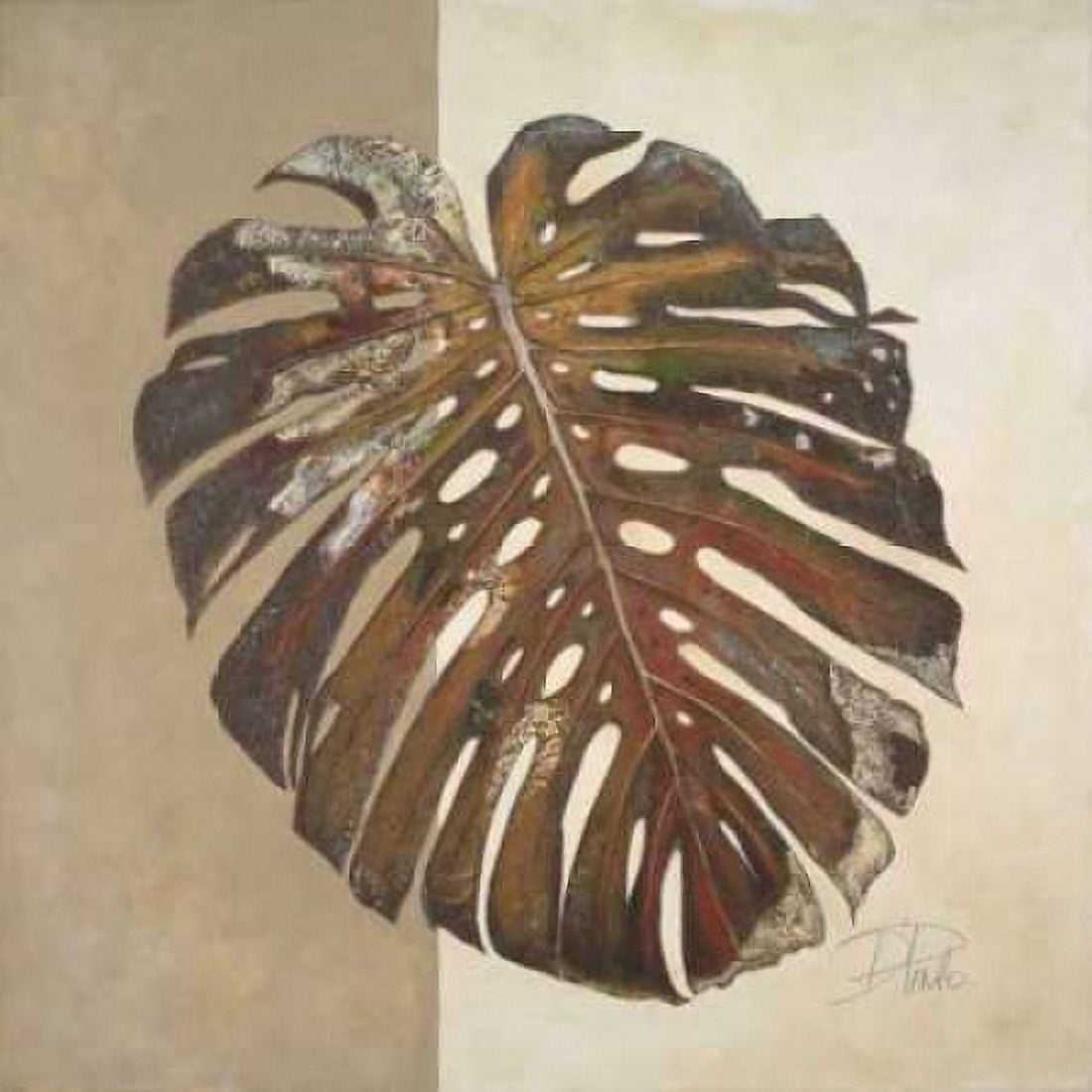 Two Tone Balazo II Canvas Art - Patricia Pinto (24 x 24)