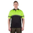 thumbnail image 1 of Two Tone Bike Patrol Shirt with Zipper Pocket - Lime Green and Black - 3XL, 1 of 11