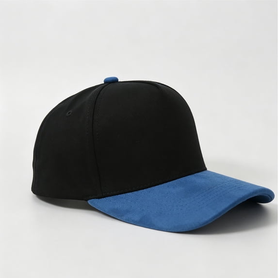 Two‑Tone Blank Baseball Cap LSONABXA Solid Color Unstructured Curved Brim Adjustable Snapback Plain Trucker Hat Fashion Headwear For Weekend Holiday Gathering Travel Daily Wear