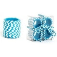 thumbnail image 1 of Two Tone Braid Design Napkin Rings, Set of 4 (turquoise), 1 of 2