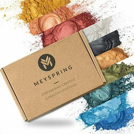 Two Tone Collection - Mica Powder for Epoxy Resin - New Generation of Epoxy Resin Color Pigment - 100% Mineral, Skin-Safe, and Inert Pigment Powder for Epoxy Resin (Pigment Powder Set 100g)$$