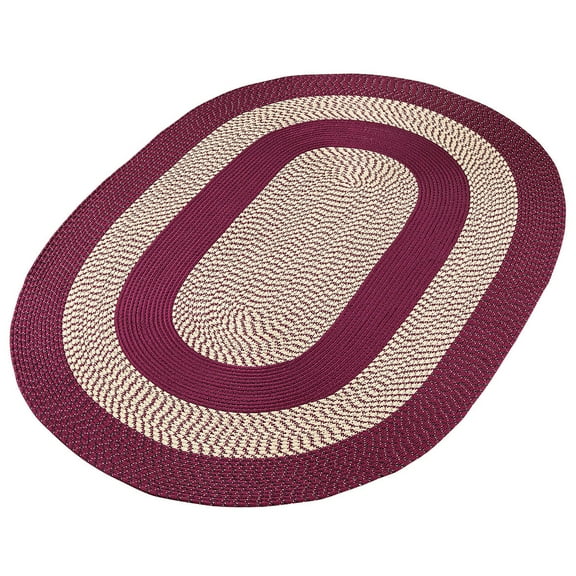 Two-Tone Country Braided Rug by OakRidge