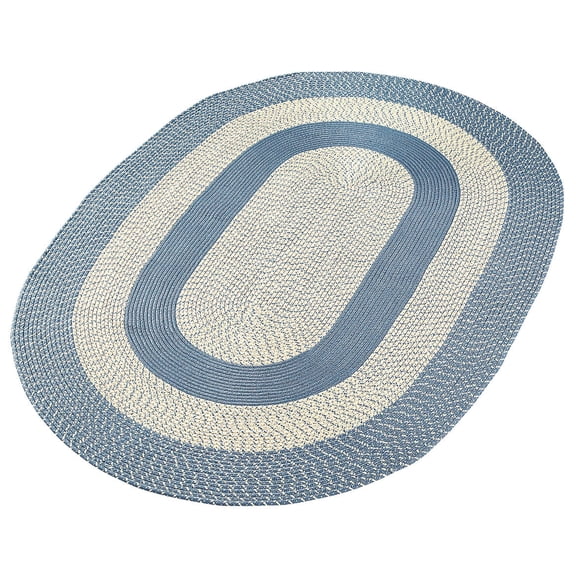 Two-Tone Country Braided Rug by OakRidge