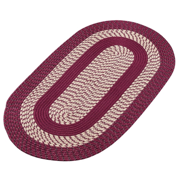 Two-Tone Country Braided Rug by OakRidge