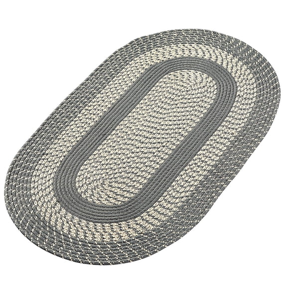 Two-Tone Country Braided Rug by OakRidge