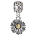 thumbnail image 1 of Two Tone Daisy Flower - Coach Charm Bead, 1 of 1