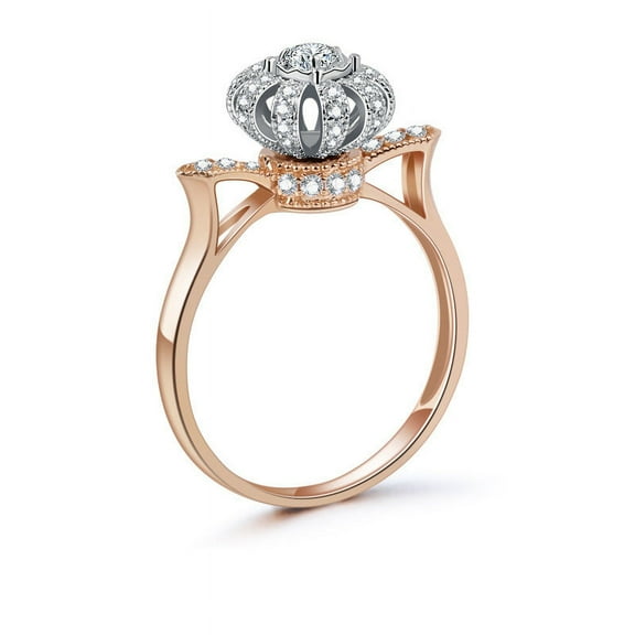 Two Tone Electroplating Crown Rotating Ring