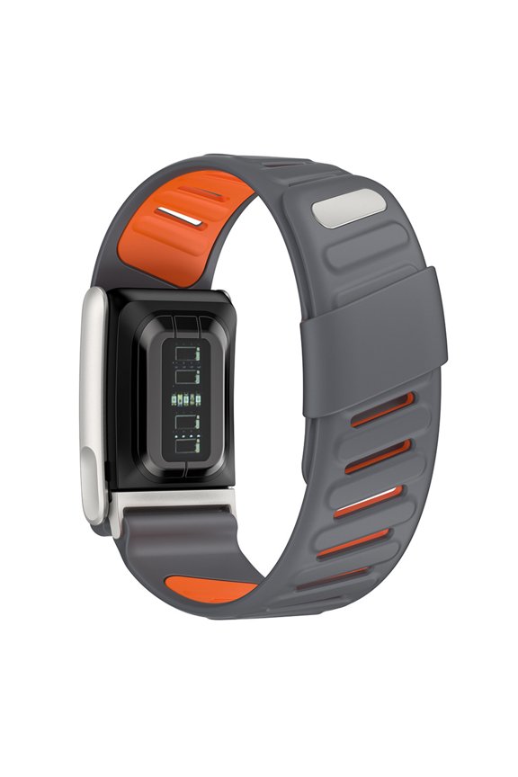 Two Tone Exercise Wristband Flexible Silicone Watch for 5.0/5.0MG Gym Outdoor Activities Universally Compatibility