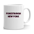 thumbnail image 1 of Two Tone Forestburgh New York Ceramic Dishwasher And Microwave Safe Mug By Undefined Gifts, 1 of 1