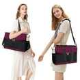 thumbnail image 1 of Two-Tone Insulated Lunch Bag with Laptop Sleeve - Spacious Work Tote with Organizational Pockets - Lightweight Waterproof Material for Daily Commute, 1 of 9