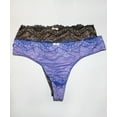 thumbnail image 1 of Two-Tone Lace Thong - 2 Pack, 1 of 3