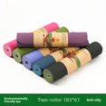 thumbnail image 1 of Two-Tone Non-Slip Yoga Mat — Extra-Thick, Eco-Friendly, Odorless — Home Fitness, Pilates, and Shock-Absorbing Mat, 1 of 5