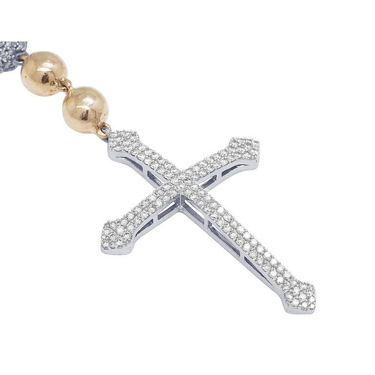 Gold diamond clearance rosary