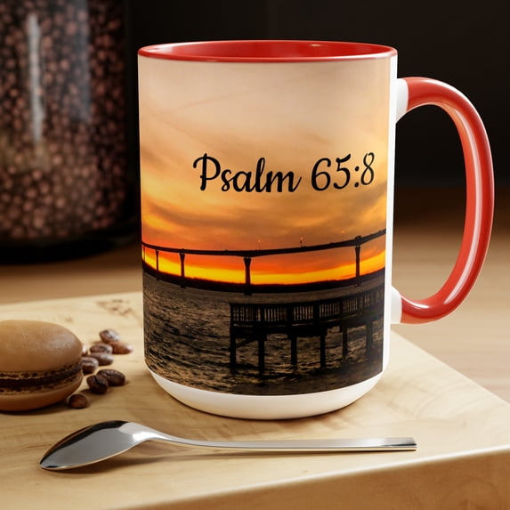 Two-Tone Scripture Coffee Mug