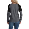 thumbnail image 1 of Two Tone Waffle Knit Crewneck Sweater DarkGray Medium, 1 of 4