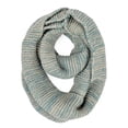 thumbnail image 1 of Two-Tone Winter Knit Warm Infinity Circle Scarf, 1 of 4