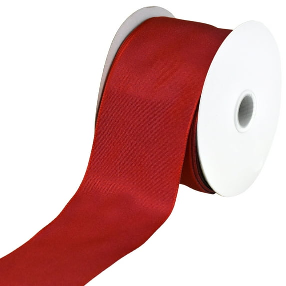 Homeford Durable Ribbons & Bows, Grosgrain Red, 9.3oz