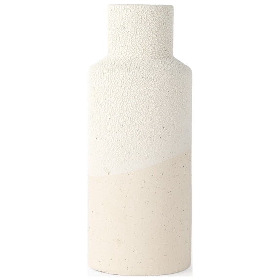 Two Toned Textured Ceramic Vase