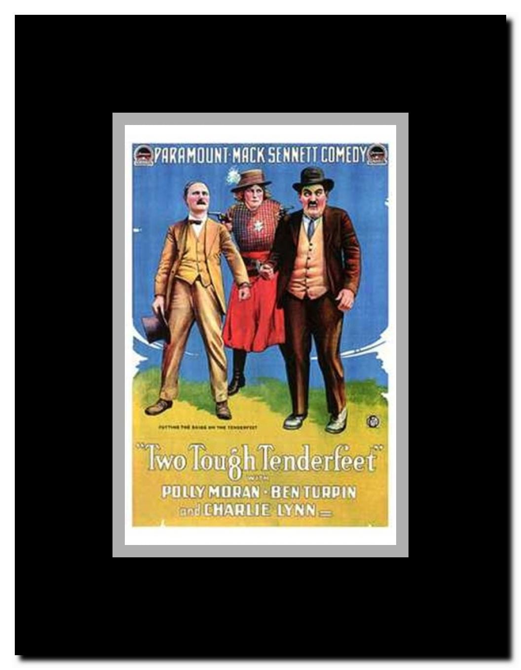 Two Tough Tenderfeet Framed Movie Poster
