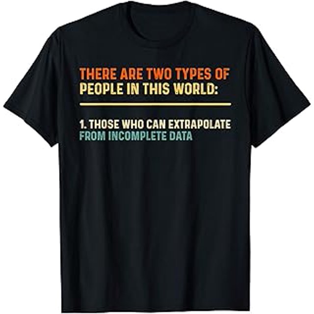 Two Types of People Intelligent Clever Vintage Smart Logic TShirt
