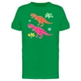 thumbnail image 1 of Two Tyrannosaurus Abstract Art Tee Men's -Image by Shutterstock, 1 of 2