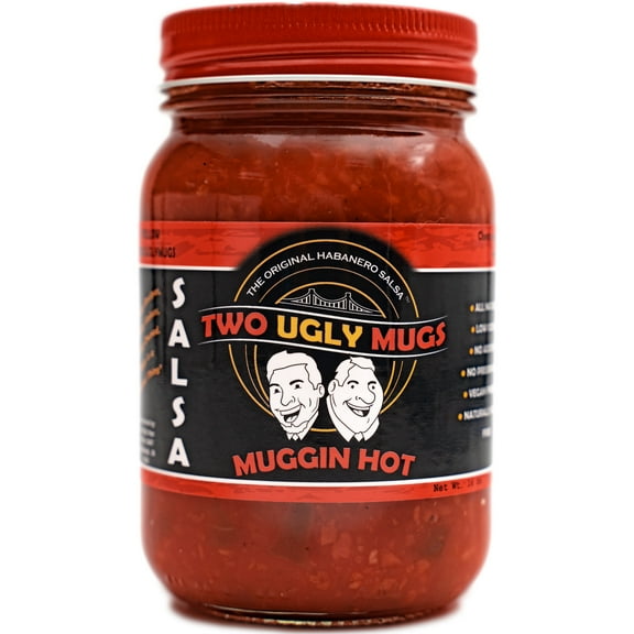 Two Ugly Mugs Salsa Muggin Hot Habanero Salsa, 16 oz