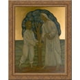 thumbnail image 1 of Two Under a Tree 24x20 Gold Ornate Wood Framed Canvas Art by Mykhailo Boichuk, 1 of 2