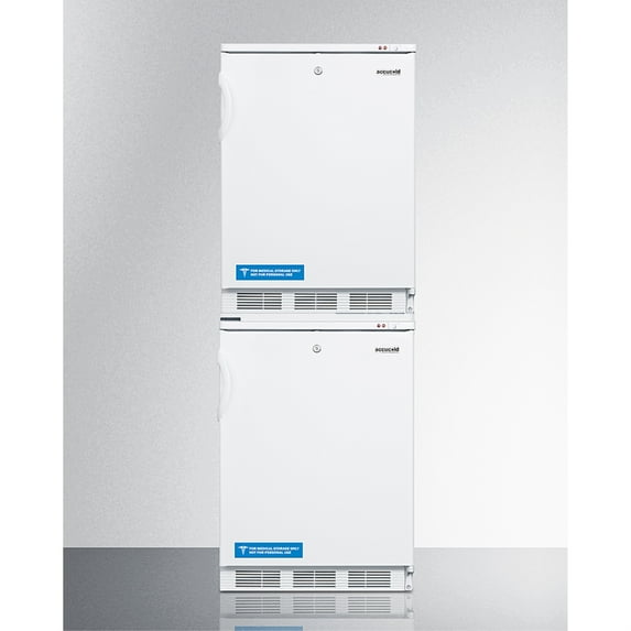 Two VT65ML locking low temperature all-freezers with stacking kit