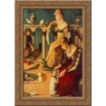 thumbnail image 1 of Two Venetian Ladies 19x24 Gold Ornate Wood Framed Canvas Art by Carpaccio, Vittore, 1 of 2