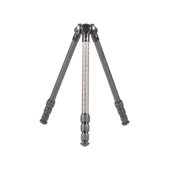 Two Vets Tripods Inc The Voyager w/Leg Stopper, Carbon Fiber/Black, 50in