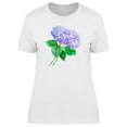 thumbnail image 1 of Two Violet Hydrangeas Flowers T-Shirt Women -Image by Shutterstock, Female x-Large, 1 of 2