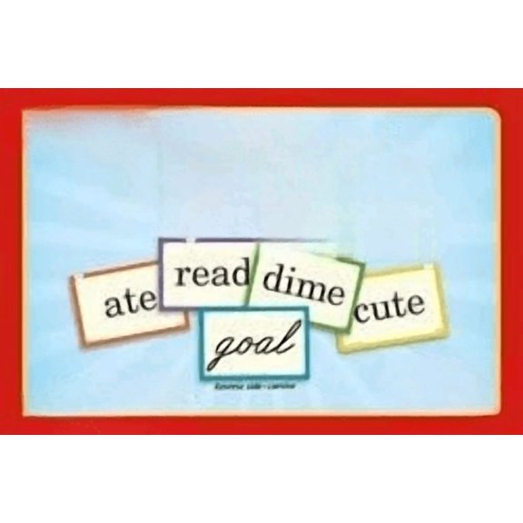 Two-Vowel Word Cards - 4 to 5 Year Old Kindergarten Phonics Reading Program Teaching Aid Flash Cards$$Office