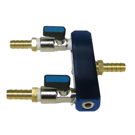 Two-Way Air Splitter 3/8" x 3/8" (for rocking piston compressors)