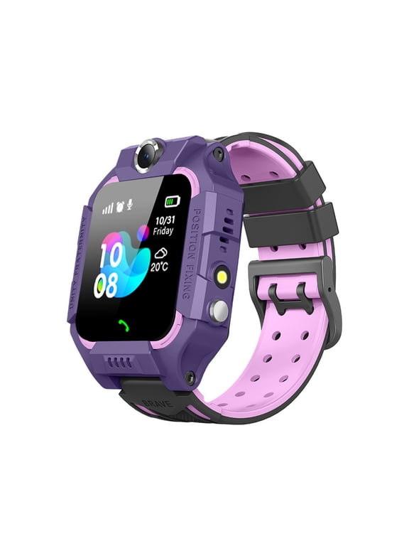 Two Way Calling Smartwatch With LBS Positioning And Features Including Camera Video E Book Games Alarm Clock Calendar Pedometer And Stopwatch Waterproof Long Battery Life