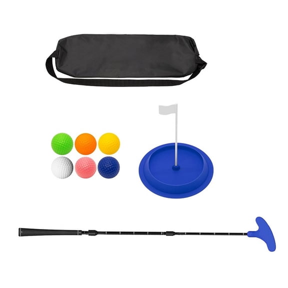 Two Way Golfs Putters with Golfs and Putting Disc Adjustable Length Kids Putters for Right / Left Handed Golfers