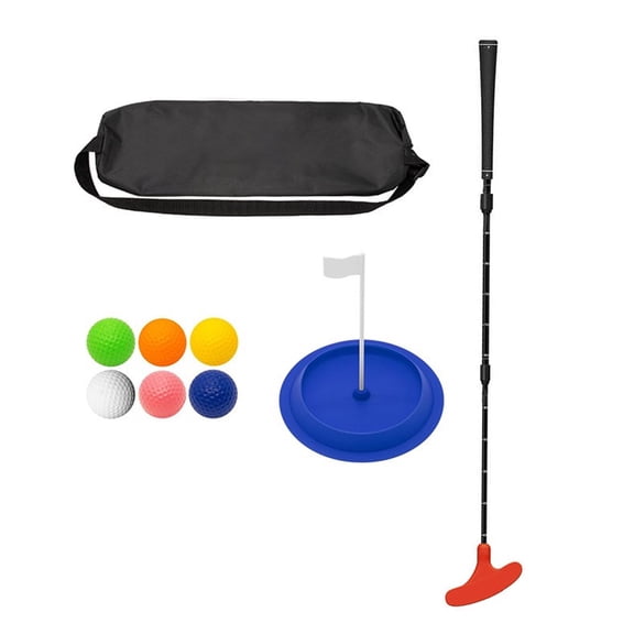 Two Way Golfs Putters with Golfs and Putting Disc Adjustable Length Kids Putters for Right / Left Handed Golfers