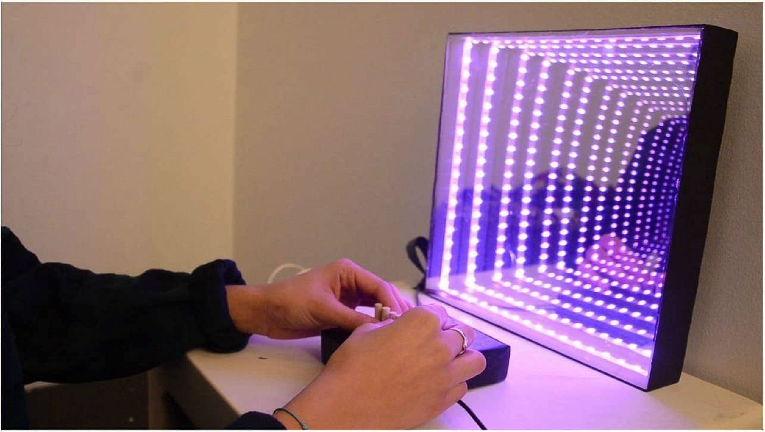 Two Way Infinity Mirror Film 20 Wide X PER Foot Reflective Window Tint two-way-infinity-mirror-film-20-wide-x-per-foot-reflective-window-tint