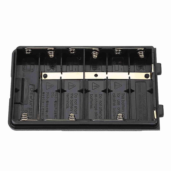Two Way Radio Battery Case, Shell 6 AA Batteries FBA-25A ABS Replacement Accessory for Yaesu VX-400 HX370
